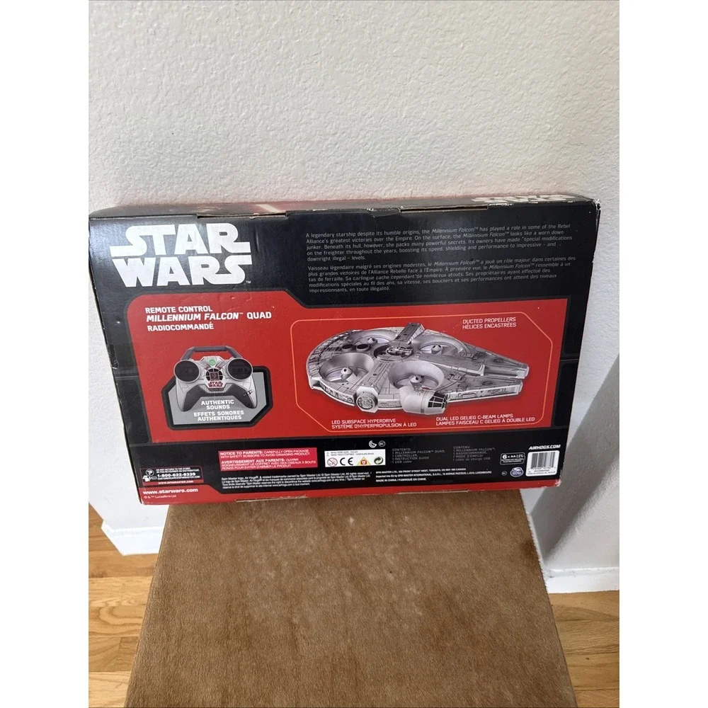 Star Wars Air Hogs Millennium Falcon Quad W/Remote Control